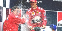 Michael Schumacher İspanya GP'i son turda kazandı