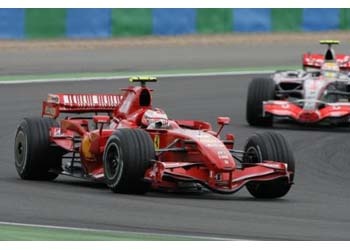 Fransa GP'sinde zafer Raikkonen'in oldu